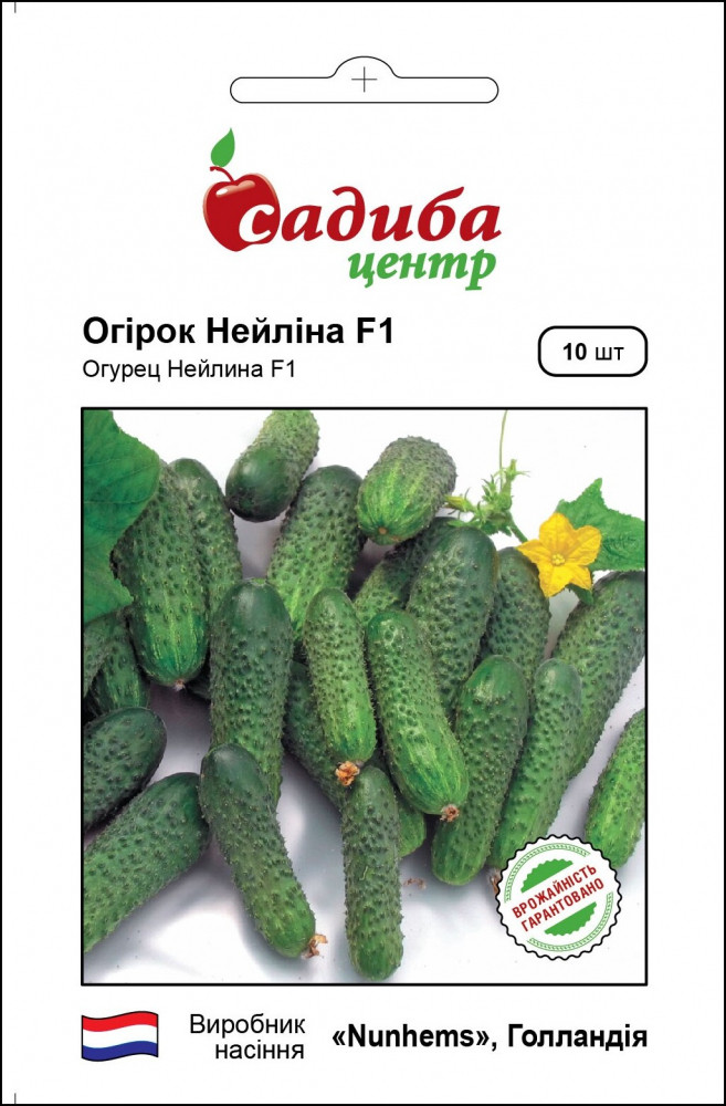 4089033001_ogirok-nejlina-f1.jpg Огірок Нейліна F1, 10 нас,Nunhems Zaden (Голландія) - Зображення 1