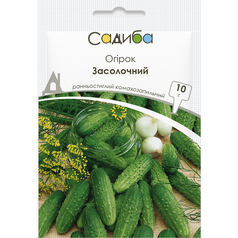 4094211177_ogirok-zasolochnij-10.jpg Огірок Засолочний, 10 г,Україна - Зображення 1
