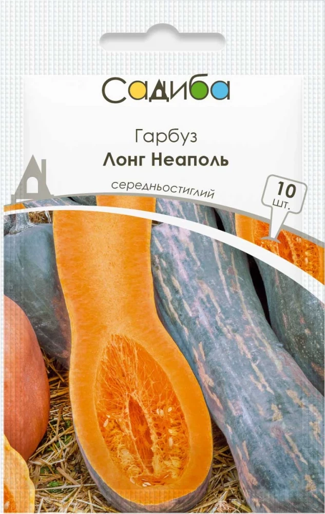 4283486062_nasinnya-garbuz-long.webp Насіння Гарбуз Лонг Неаполь, 10шт.Україна - Зображення 1