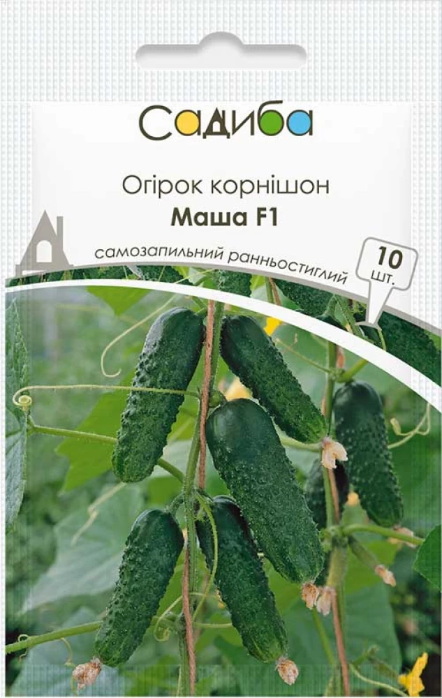 4322611818_masha-f1-nasinnya.webp Маша F1 насіння огірка (Seminis) 10 шт(Нідерланди) - Зображення 1