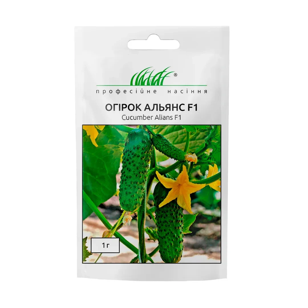 5404454541_ogirok-alyans-f1.webp Огірок Альянс F1, 20 шт,(Професійне насіння) - Зображення 1