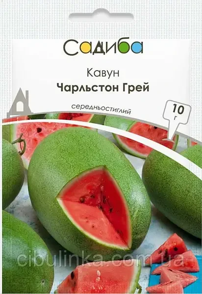 5419238912_kavun-charlston-grej.webp Кавун Чарльстон Грей, 10 шт,GSN Semences(Франція) - Зображення 1