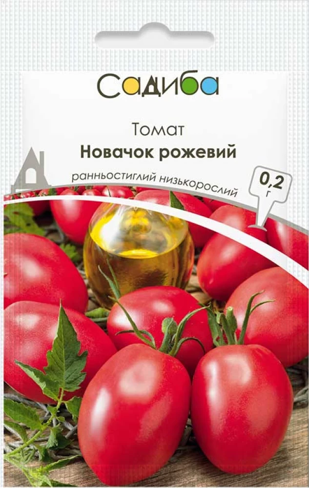 5419254082_tomat-novachok-rozhevij.webp Томат Новачок рожевий, 0,2 г,Україна - Зображення 1