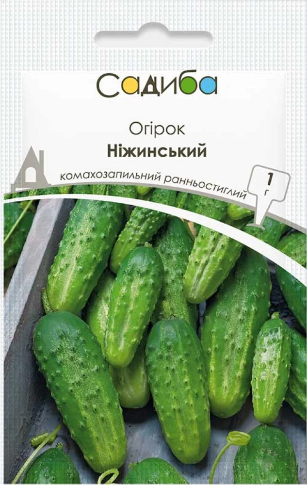 5419281631_ogirok-nizhinskij-1.webp Огірок Ніжинський, 1 г, Україна - Зображення 1