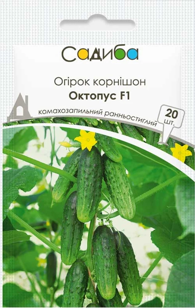 5585171128_ogirok-oktopus-f1.webp Огірок Октопус F1 20 шт. - Зображення 1