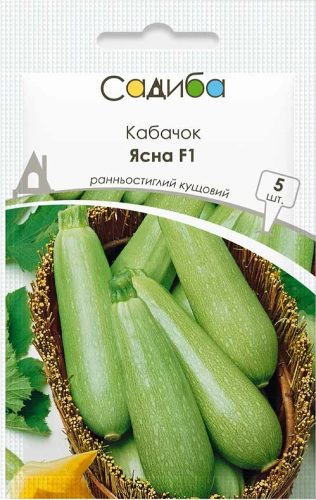 6381622105_kabachok-yasna-f1.webp Кабачок Ясна F1, 5 ШТ. Clause (Франція) - Зображення 1