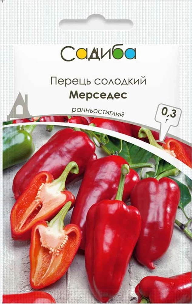 6382133753_perets-solodkij-mersedes.webp Перець солодкий Мерседес, 0.3 г.(Україна) - Зображення 1