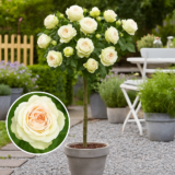 Троянда на штамбі  «Пінк Атена»