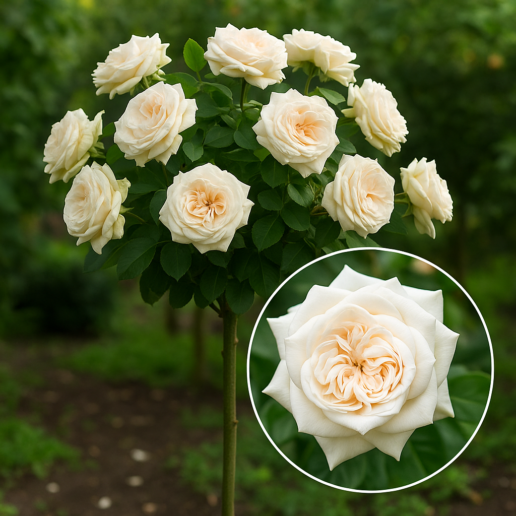 6818558891_troyanda-na-shtambi.png Троянда на штамбі "Вайт Охара" (White O’Hara) - Зображення 1